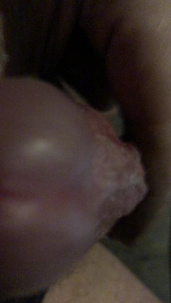 A harsh squirt from my modest, stiff cock... For the attention of the lovers of this site mainly