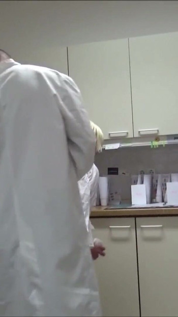 Emotional moment from "TWO GERMAN DOCTOR Fuck TEEN NURSE in Hospital and CREAMPIE"