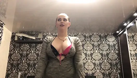 Strong workout & muscles worship! Motivation & domination in sexy body suit!
