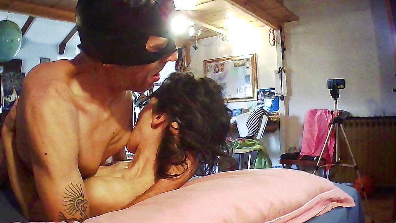 No audio - POV - Tania rides Jack and gets her tits squeezed