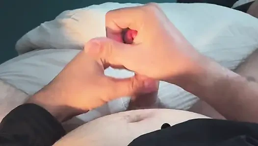 Azgın mastürbasyon yapıyor