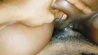 Black beaty pussy fucking hard cock and cumshort