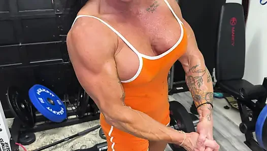 Muscle MILFs Cum Command JOI