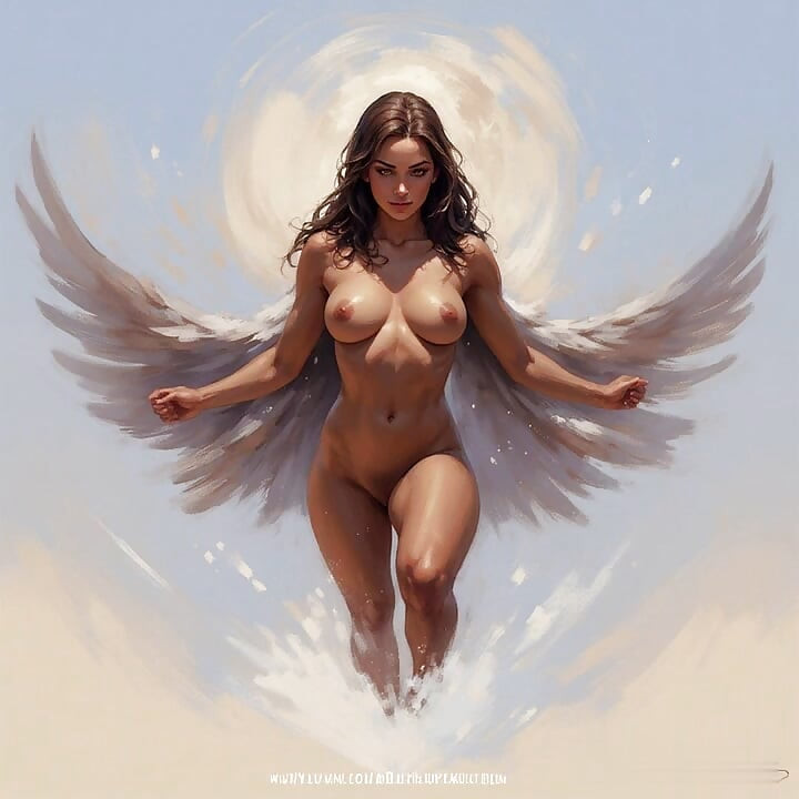 Zanurz się w realizmie: urzekająca pokaz slajdów art girl, który podnosi poprzeczkę w sztuce cyfrowej