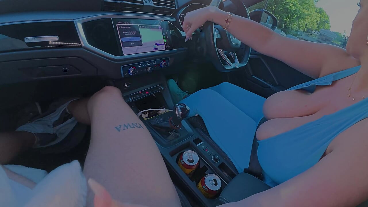 Klara Gets Horny in the Car and Wants to Touch My Bwc!