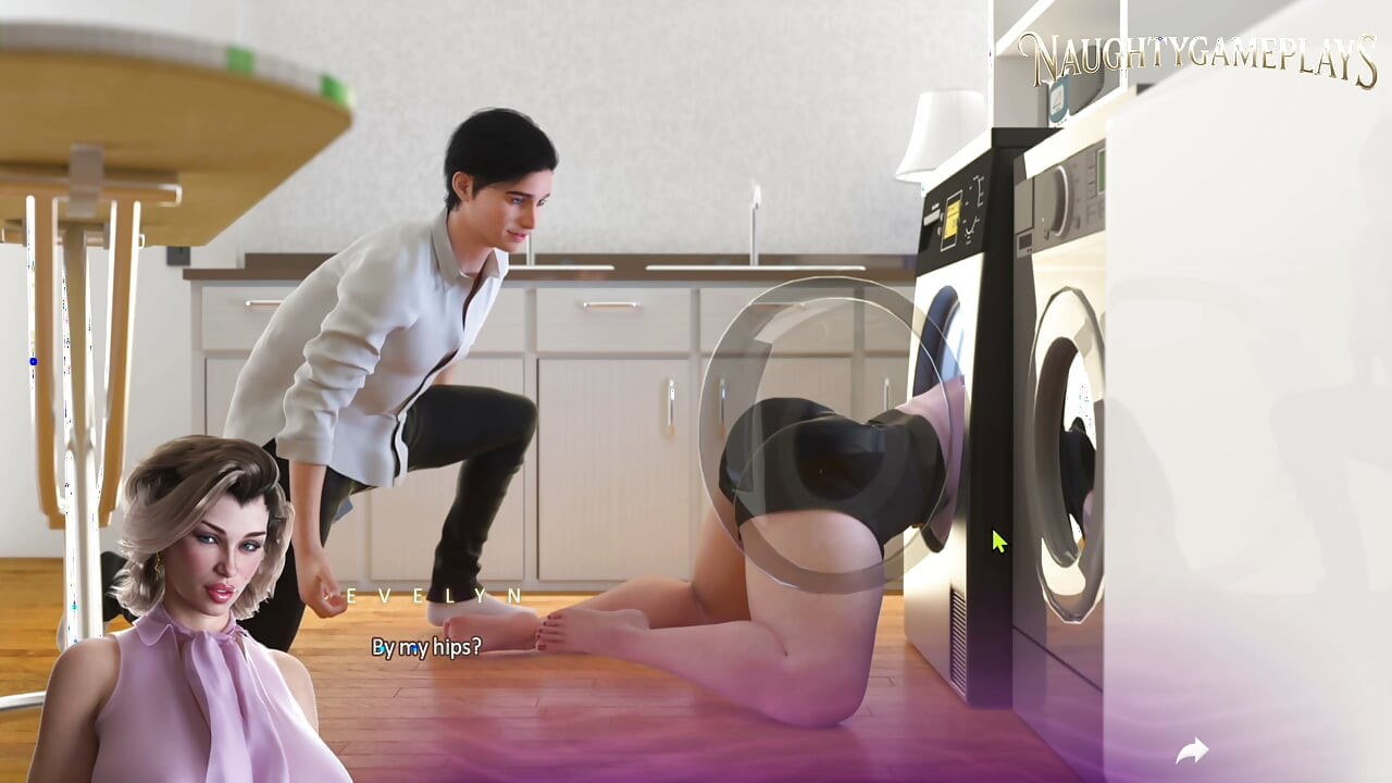 stepson fucks stepmom while she's stuck in washing machine - Apocalust Part 04 By psychodelusional - 3D Game Replay
