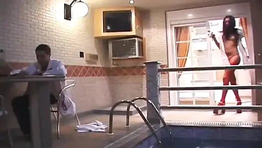 Crazy TS nurse Carol Mancini torments and pounds an innocent doctor