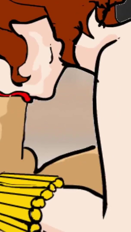 What we did in Budapest - Black Widow& Hawkeye  Avengers Cartoon Porn Rule 34 | Clip 1