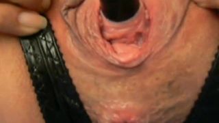 Urethral dildo fucked and anal fisted amateur