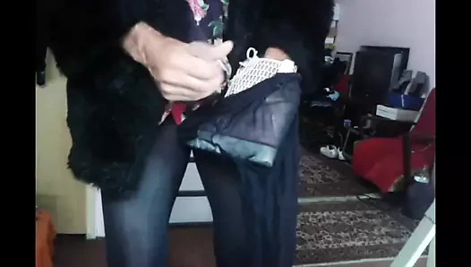 Cum üzerinde yüksek topuklu mix 940