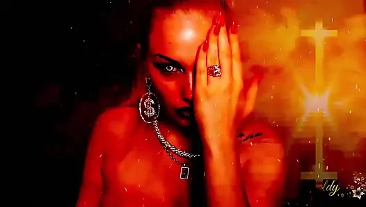 Büyüleyici anti-dinsel asmr! Ruhunu ve vücudunu şeytana ver!