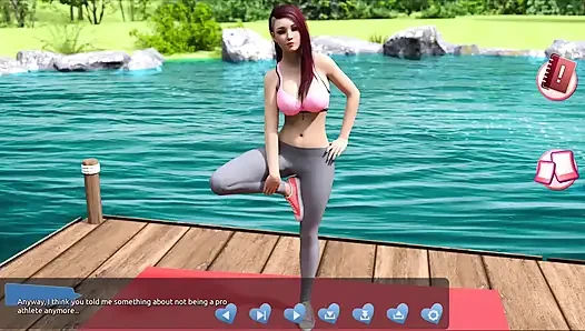 Helping the hotties #3 - Johannes took a sneak peak to see what the girl in the cabin is up to.