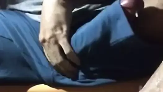 Huge Cock In Shorts, Great Cum Spurts.