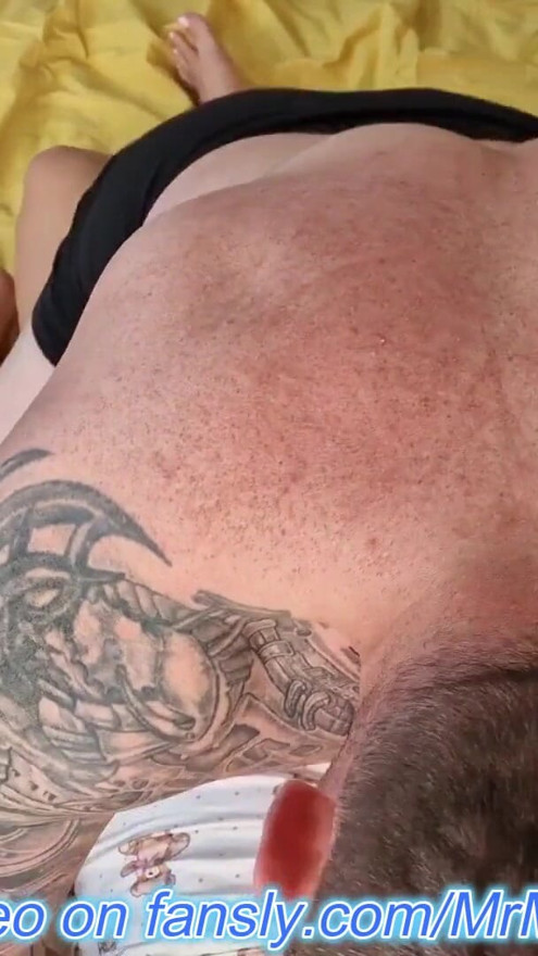 StepDad Fucks StepDaughter Without Condom Until Huge Cumshot | Clip 2