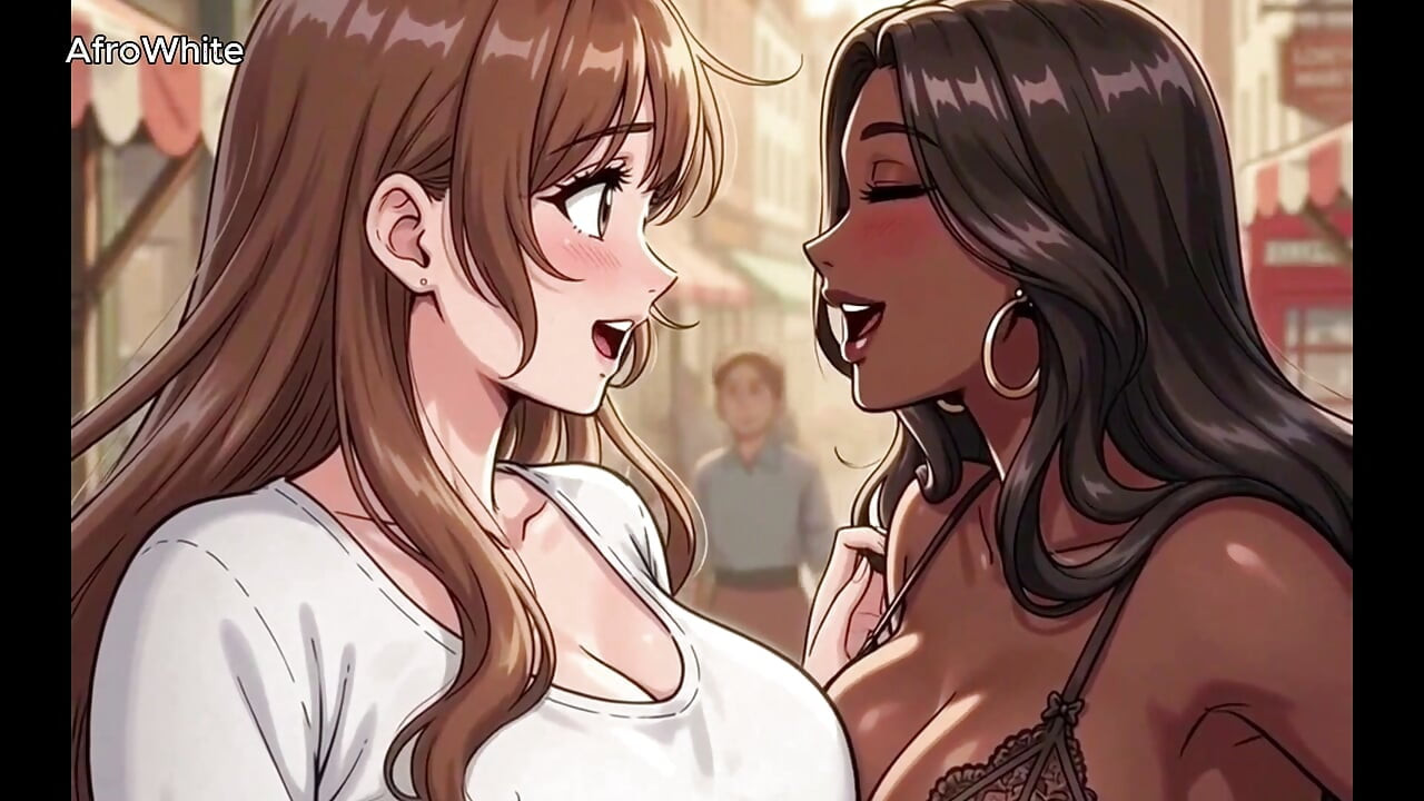 AI generated Hentai animated anime cartoon of a honey big boobs slim british curvy student  fucking her crush raw, no condom