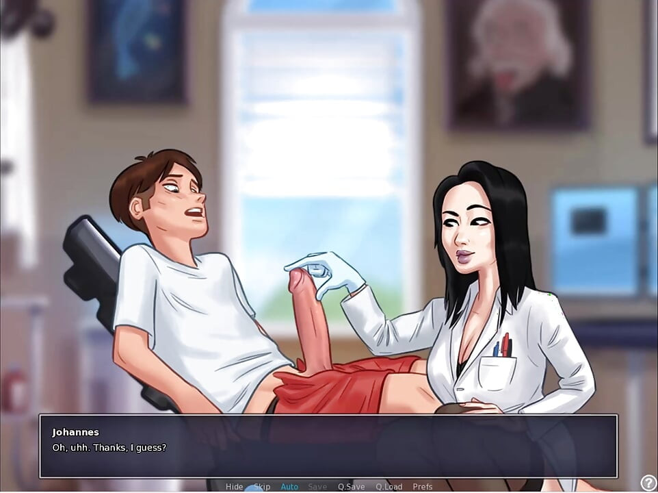 Summertime Saga - Miss Okita Sex Scene