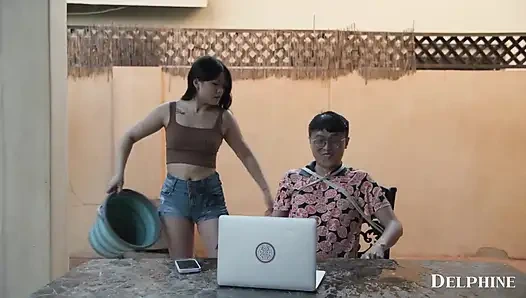 Behind the Scenes the Production Assistant Seduces the Crew Ep 3