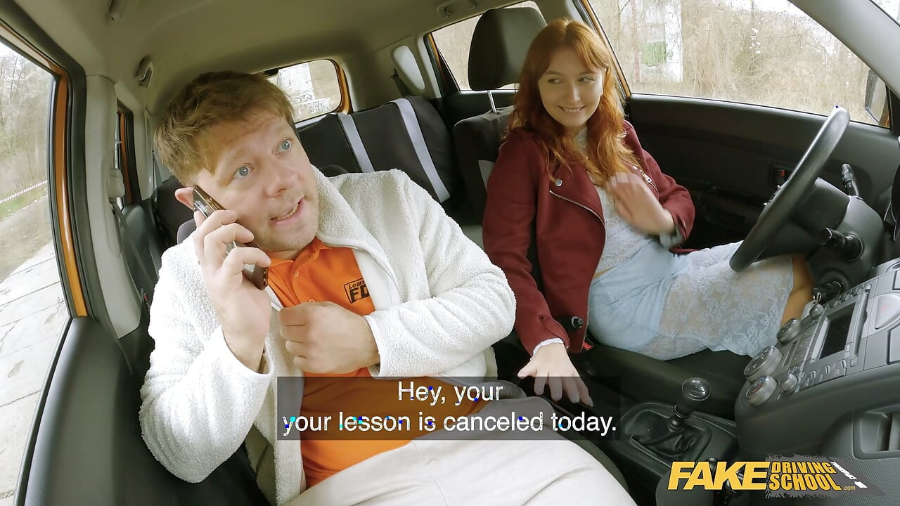 Noi Feja แดงผมยูเครน นอกใจแล้วขย่มจนน้ำแตกใส่ปาก - Fake Driving School