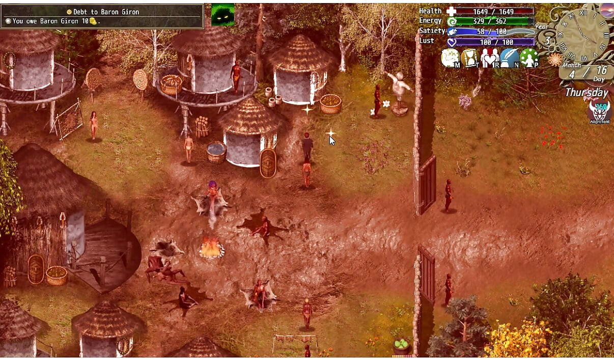 Perjuangan dengan dosa - gameplay - permainan peran - tia menunggangi kontol orang asing sementara pacar cuck menonton dan dia bergabung untuk DP