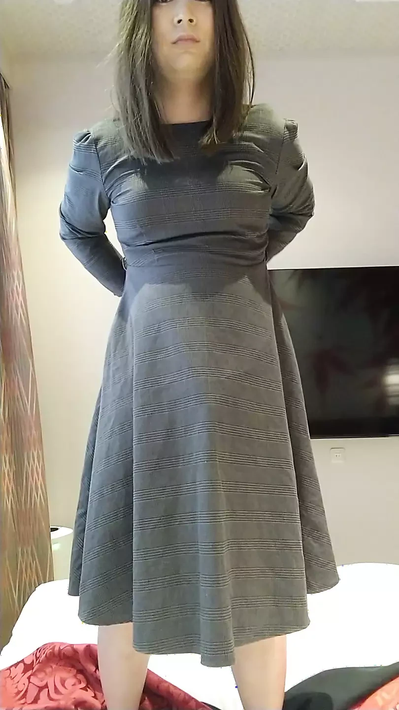 Japanese crossdresses masturbate