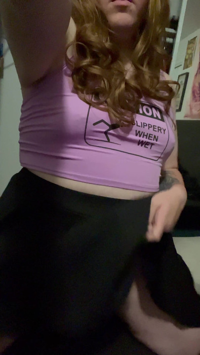 Clitty is leaking from how horny I am