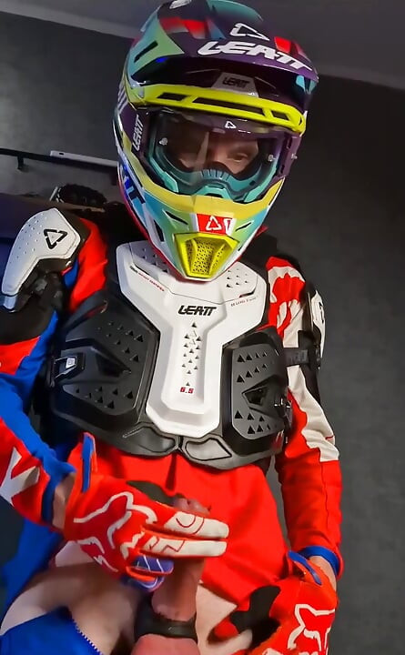 Sucked My Boyfriend off Sweetly While Wearing His Moto Gear