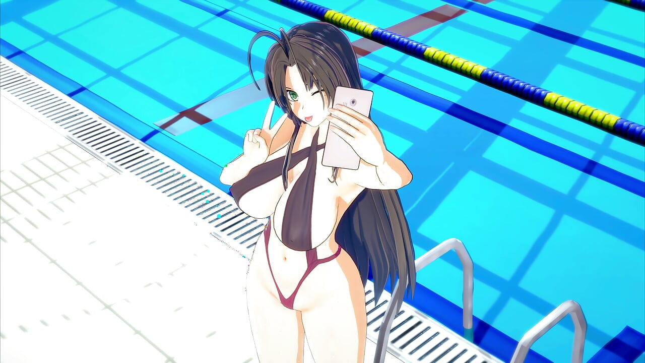 La profesora me espera en la piscina para que me la folle - Shinmai Maou NTR testament 5
