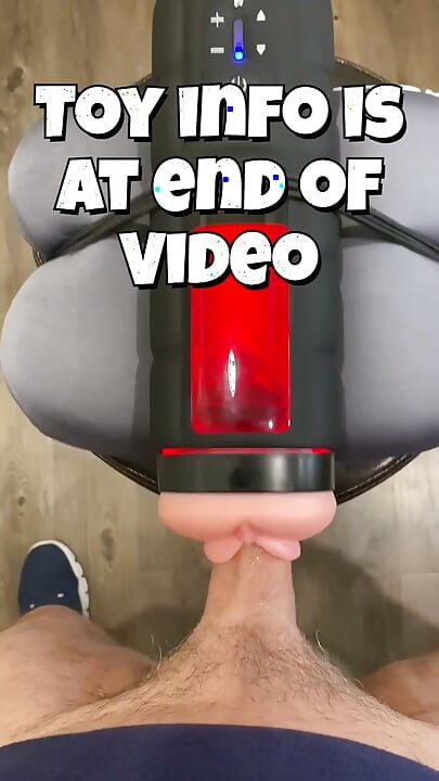 Spewing Cum with this Heated Pussy Toy