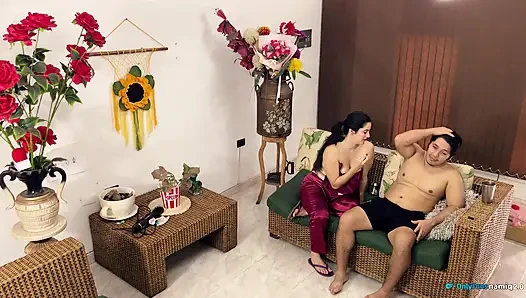 If you don't have sex with me I give you away with your sister, beautiful horny Latina, hard fucked!