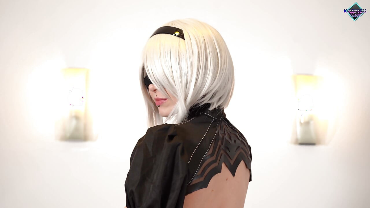 Nier Automata 2B loves anal and ride a dildo. Karneli Bandi