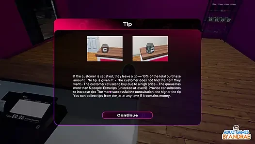 Gameplay simulator toko cinta bagian 1 - memulai bisnis tokoku sendiri