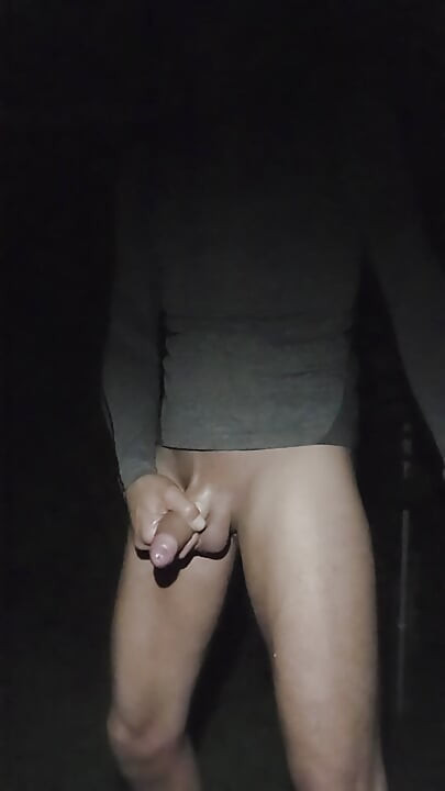 Day 14 without cumshot. Skinny boy almost loses control and cums almost 2 times. 2 times huge sperm and huge piss directly IJ