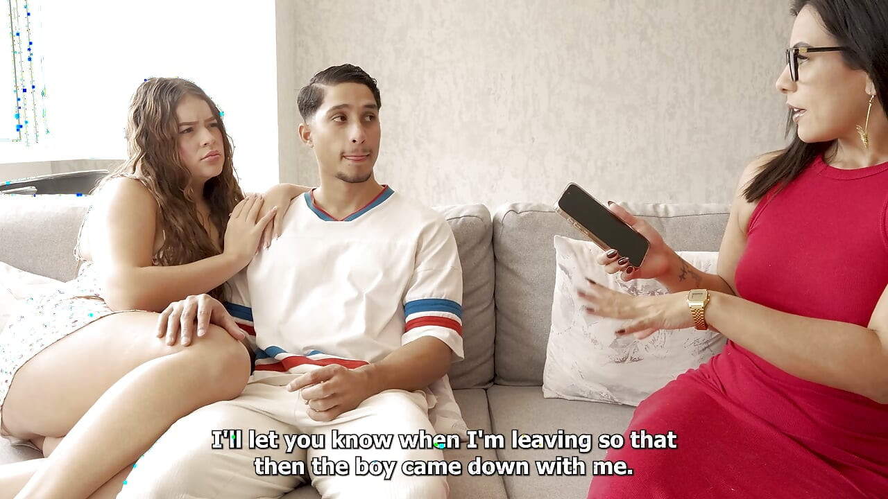 I'm stressed to see that my stepdaughter doesn't know how to ride her boyfriend's cock, so I show her