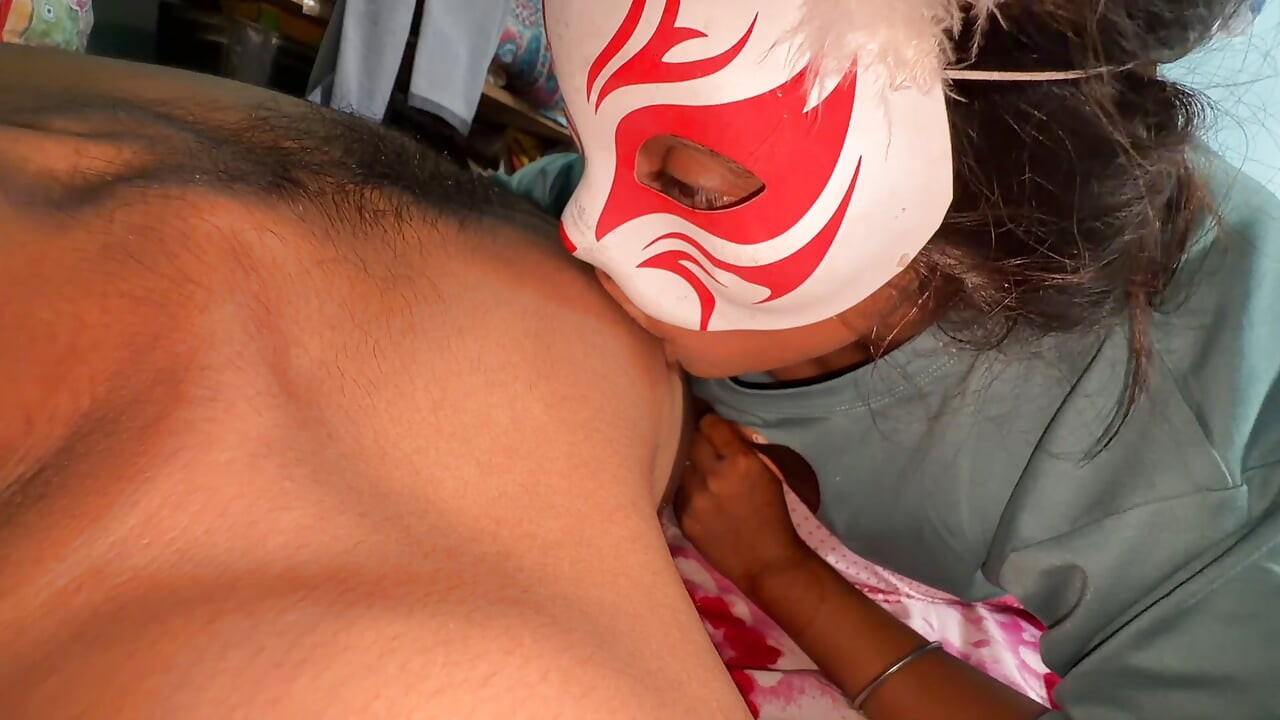 Sister's friend came to meet her sister She was alone in the room, first she sucked her thick cock and then had tight pussy sex Part 2 Hindi audio, xxx, porn, mms