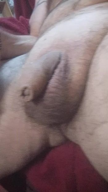 My uncircumcised balls and cock