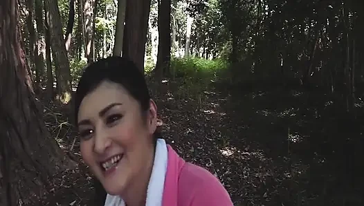 A123G10 Picking up a mature woman found in a dense forest! Even a rural lady who seems serious at first glance loves sex, being stripped naked and climaxing repeatedly with another man's.