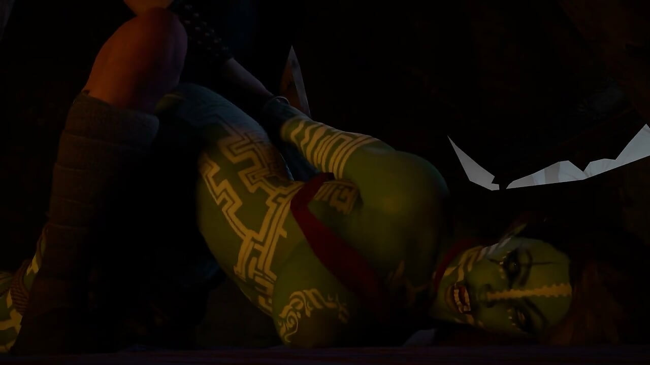 Pounding a Tribal Orc Woman Only to Cum on Her Tits