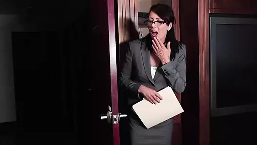 Zoey Holloway and Jay Taylor are hot brunette lesbians