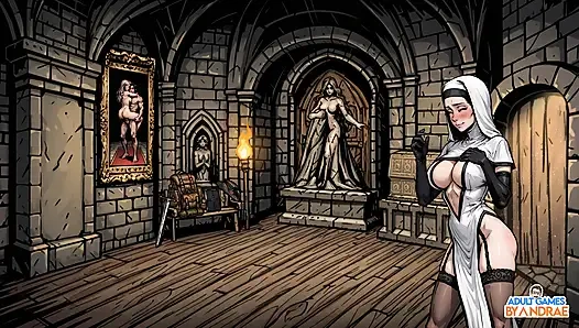 Sexorcism: Lust Confession Gameplay Part 5 - Abbess Roala Boss Fight & Inner Sanctuary Battle