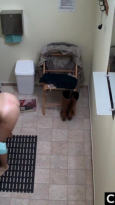 Jaw-dropping moment from "Beautiful Teacher Caught in Czech Solarium"