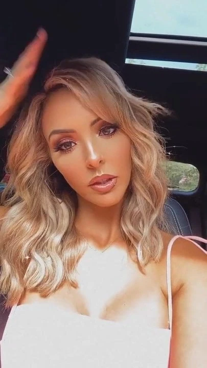WWE - Peyton Royce lip syncing in a car