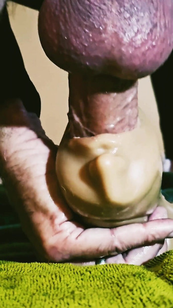 Captivating moment from "Cumming Deep Inside Masturbator"