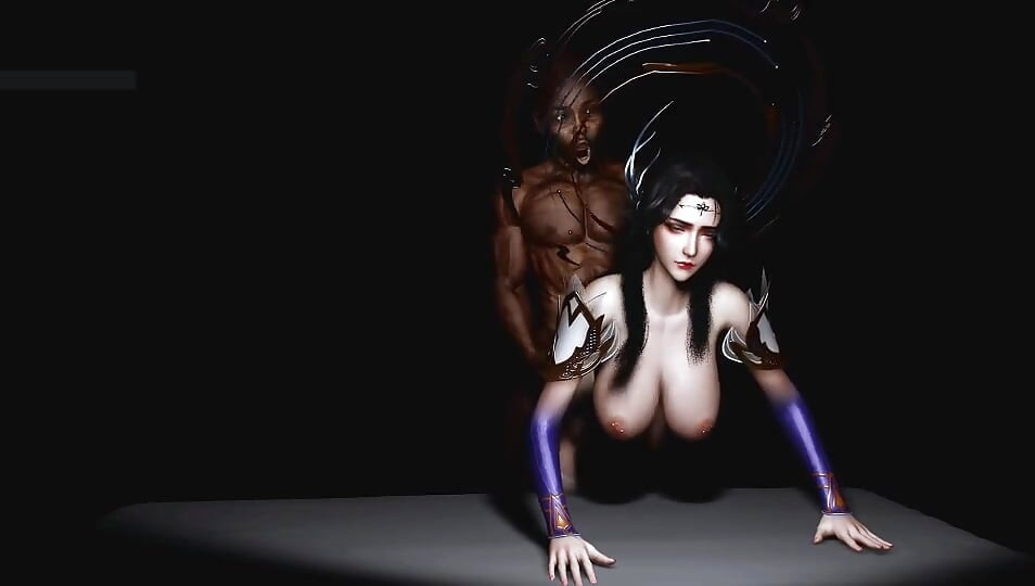 3D 스칼렛 여신의 불꽃이 깨어난다 - 3D 애니메이션 헨타이