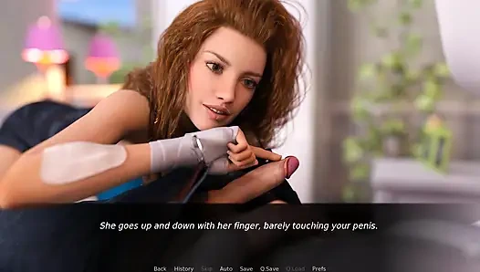 Nursing back to pleasure: big hole stretched pussy filled with cum ep 90