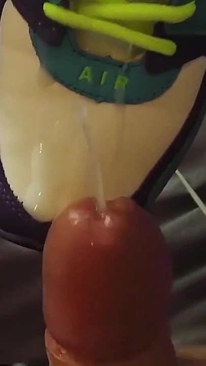 Stunning moment from "Fuck with Her Sneakers - Footjob in Nikes"