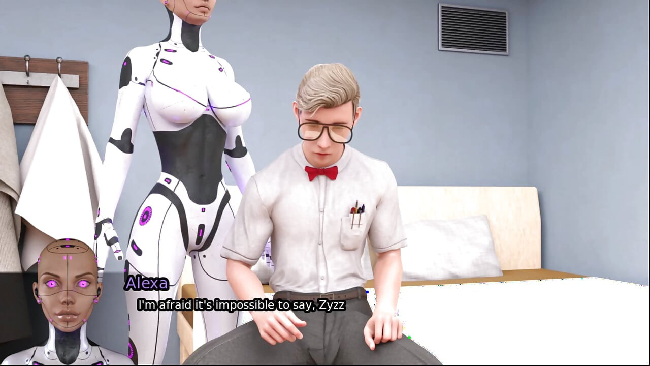 SEXBOT - sie hatte einen orgasmus auf meinem kissen