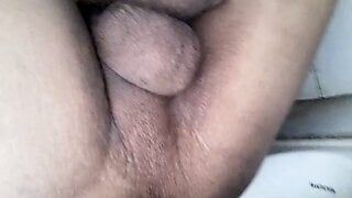 Jerking off and fingering my ass