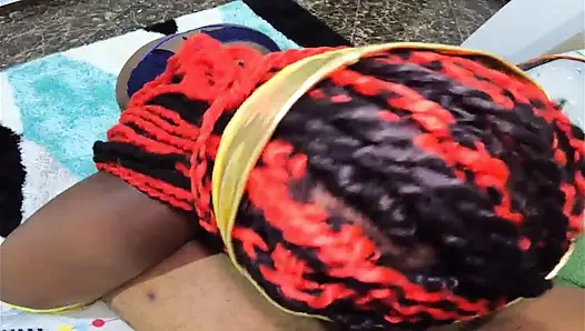 Kriegerin prinzessin artemis schwanzlutschen, kampf, halsfick, sexy sperma-spuckende göttin-schlampe erobert - mastermeat1