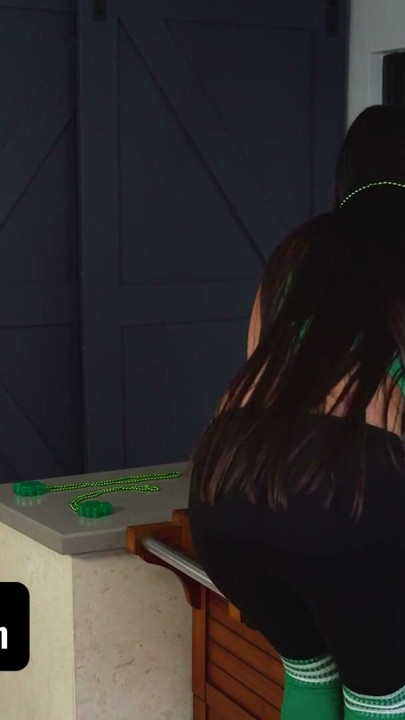 Mischievous Little Babe Madison Is Celebrating St. Patrick’s Day With Her Boyfriend - TeamSkeet | Clip 1