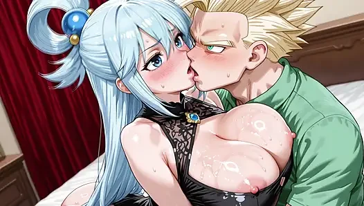 Trunks SSJ (DB) x Aqua (Konosuba)